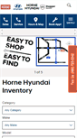 Mobile Screenshot of hornehyundai.com
